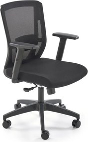 Sedia da ufficio Paredes in nero - H107 cm