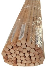 Tondo grezzo faggio 0.8 m , Sp 12 mm 50 pezzi