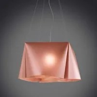 Lampadario a sospensione cinque luci luci WANDA in Polilux Rame diametro 59x h31 cm