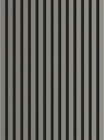 Mexen Lam-F lamele acustiche da parete 275 x 31,5 cm, feltro 6 mm, Grigio Opaco - S105-275317-2812-052