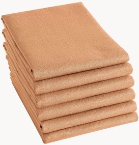 Set di 6 strofinacci in cotone Logo