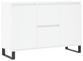 Credenza bianca 104x35x70 cm in legno multistrato