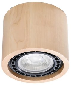 Lampada da Soffitto in Legno BASIC 1 con base AR111
