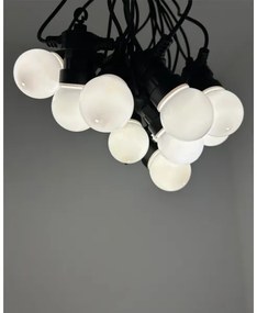 Catena decorativa LED per esterni 10xLED/0,36W/230V 4,5 m IP44 nera