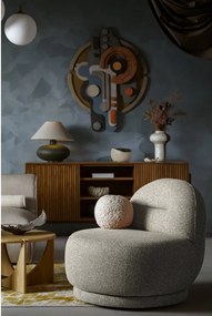 Poltrona grigia/marrone Ovo – Miuform