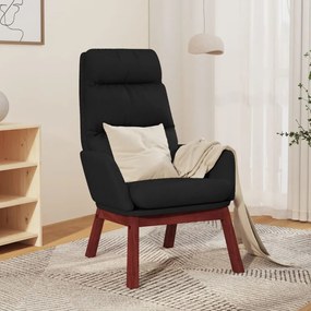 Sedia Relax Nera İn Tessuto /