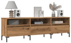 Mobile Porta Tv Rovere Artigianale 150x30x44,5 Cm Multistrato /