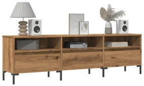 Mobile Porta Tv Rovere Artigianale 150x30x44,5 Cm Multistrato /