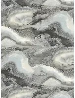 Harlequin Wandbild Reflected Obsidian - Snowflake