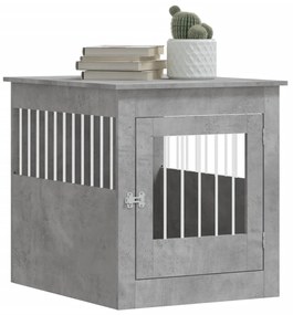 Gabbia cani arredamento grigio cemento 64,5x80x71cm multistrato