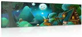Quadro su tela – Bosco fiabesco