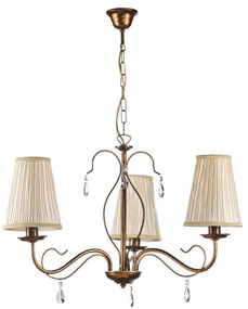 ONLI - Lampadario a sospensione con catena DELIA 3xE14/6W/230V