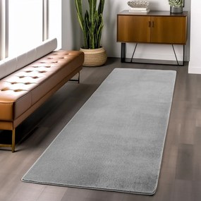 Passatoia grigio chiaro lavabile 80x250 cm Joy 1400 – Ayyildiz Carpets