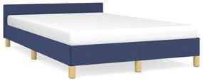 Giroletto Senza Materasso Blu 120x190 Cm İn Tessuto /