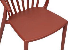 Sedia da esterno marrone in plastica Capri – Bonami Essentials