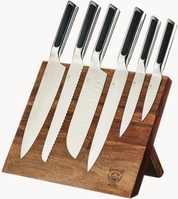 Set ceppo per coltelli in legno di acacia con coltelli Vantaa 7 pz