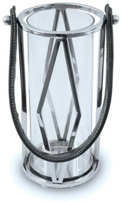 Lanterna FRAGIL 26 cm cromo/nero