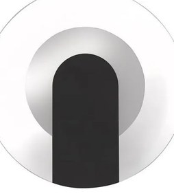 Searchlight 95410BK - Applique da parete LED TARGET/7W/230V, nero