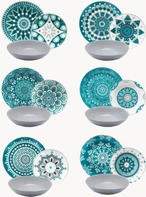 Servizio di piatti Mandala, 6 persone, set da 18
