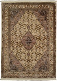 Bidjar Tappeto 170 x 240 Beige (Indian) Annodato A Mano