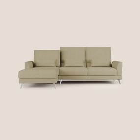 Tommy Divano angolare con relax e schienali traslanti in microfibra smacchiabile T11