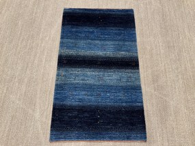 Loribaft Tappeto 130 x 80 Blu (Iran) Annodato A Mano