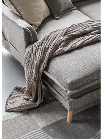 Divano letto angolare grigio (angolo destro/"U") Charming Charlie - Miuform