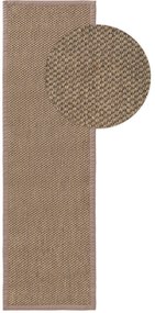 benuta Pure Tappeto sisal Greta Grigio 70x240 cm - Tappeto design moderno soggiorno