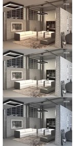 Immax Neo 07074L-15BD-Set 2x Luce LED dimmerabile CANTO 2xLED/12W/230V + +TC