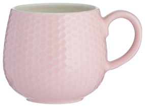 Tazza rosa chiaro in ceramica Embossed Honeycomb – Mason Cash