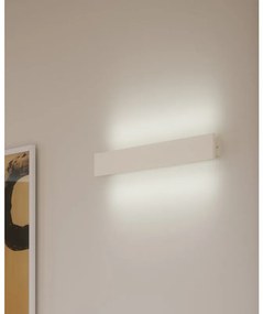 Applique LED design in gesso ORTISEI bianco INTEC