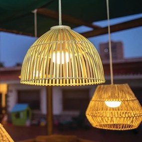 Lampadario LED design REONA 30 BATTERY HANG marrone, luce calda 900 lumen, NEWGARDEN, IP54