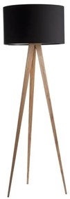 Lampada nera con gambe in legno Tripod Wood - Zuiver
