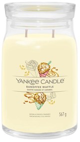 Banoffee Waffle, candela in giara grande Yankee Candle