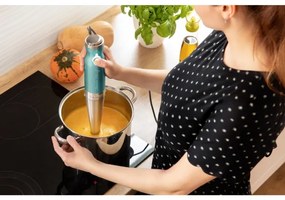 Sencor - Frullatore a immersione 4in1 1200W/230V inox/turchese