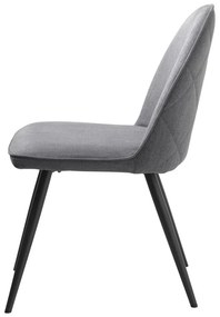 Sedia da pranzo grigia Minto grey - Unique Furniture