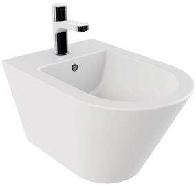 Bidet Sospeso Azzurra Ceramica "Forma" Bianco Opaco