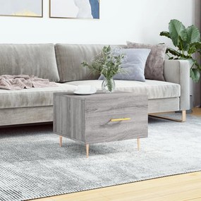 Tavolino Da Salotto Grigio Sonoma 50x50x40 Cm Legno Multistrato /