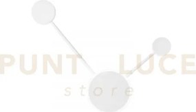 Plafoniera led etere bianca 10w 1380lm cct 3000k 4000k 6500k 33x6x4...