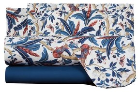 Completo Lenzuola in Percalle Paradise's bird Matrimoniale -