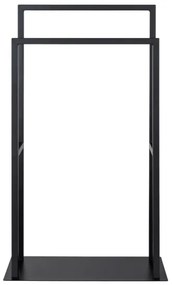 WENKO 26056100 - Portasciugamani a piantana RIVALTA 46x80 cm acciaio inox/nero