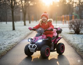 Mini Quad Elettrico per Bambini 6V Kid Go Deluxe Rosa...
