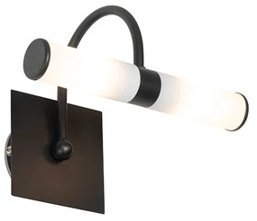 Lampada da parete classica per bagno nera IP44 2 luci - Bath Arc