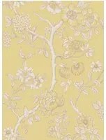 Cole & Son Carta da parati Paradise Tree - Buttercup Yellow and Cream