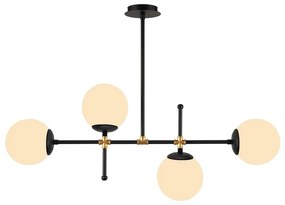 Apparecchio a sospensione nero, altezza 57 cm Kruva - Squid Lighting