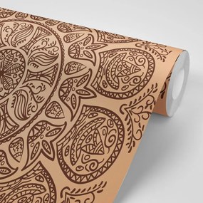 Carta da parati – Mandala con motivo popolare astratto