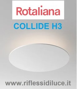 Rotaliana collide h3 bianco led 51w 3000° k dimmer