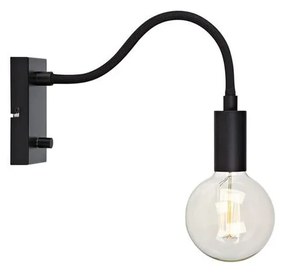 Lampada da parete nera Raw – Markslöjd