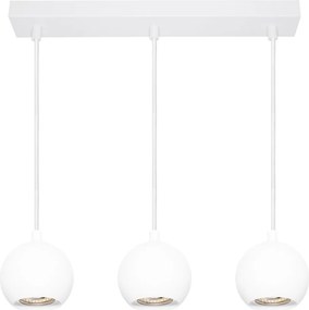 Osram - Lampada a sospensione con cavo SPOT SPHERAL 3xGU10/6W/230V bianco