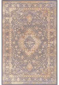 Tappeto in lana beige-grigio 100x180 cm Zana - Agnella